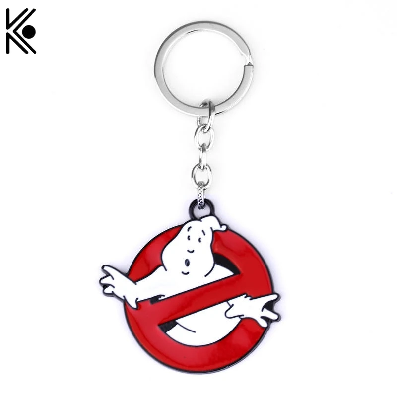 

Christmas gift Ghostbusters Model Key Chains Fashion Games Jewelryl Key Ring Lovely car key chain boy &girl best gift