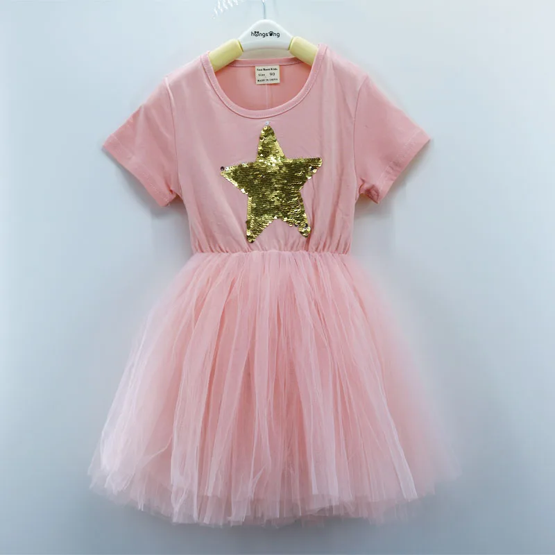 

Summer Girls Dress Kids Princess Dresses 2019 Cotton Design Vestidos Children Party New Year Birthday Dress Clothing 2-6 Years