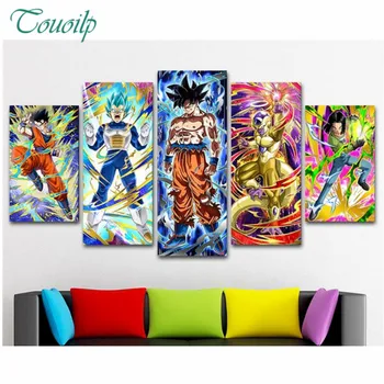 

DIY Full Square&round Diamond Painting Butterfly Multi-picture Combination Embroidery Cross Stitch Mosaic Decor Gift 5 pcs/set