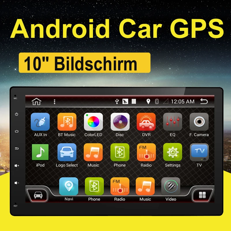 

Bosion 10.1 inch !! Android 7.1 for Universal Car GPS Navigation / USB / SD / FM / SWC / Bluetooth 2G ROM 16G