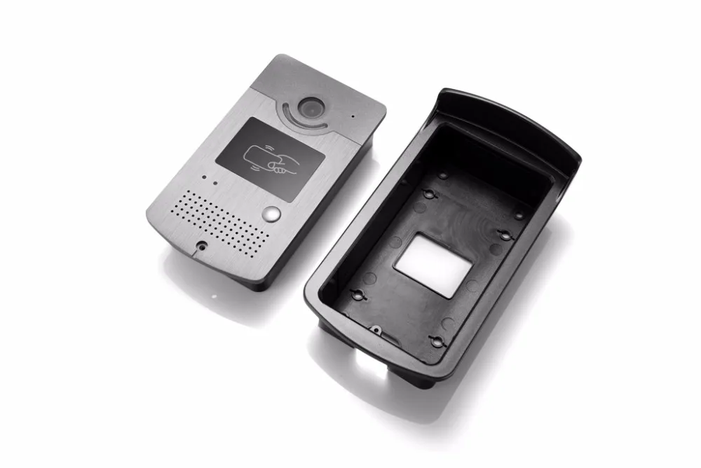 Monitor de Vídeo Porteiro com Fio de Vídeo Campainha da Porta Sistema de Controle de Acesso Smartyiba ''polegadas Telefone Intercom Rfid 1 Monitor Câmera Mod. 172105 12 Segurança e Proteção