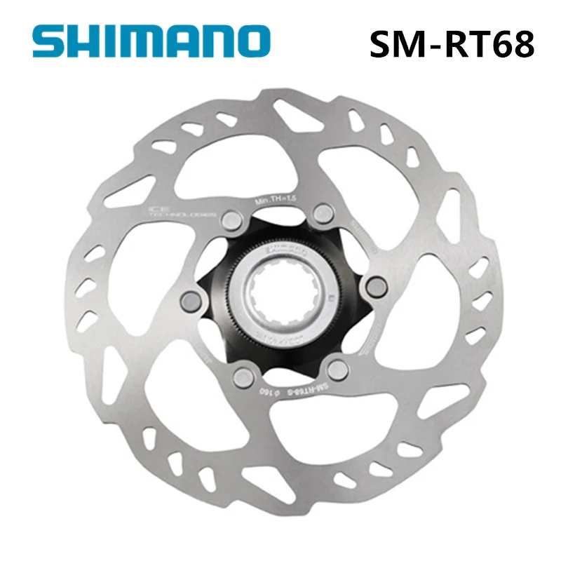 

Shimano SM-RT68 rotor centerlock bicycle bike disc brake rotors 160MM SM RT68