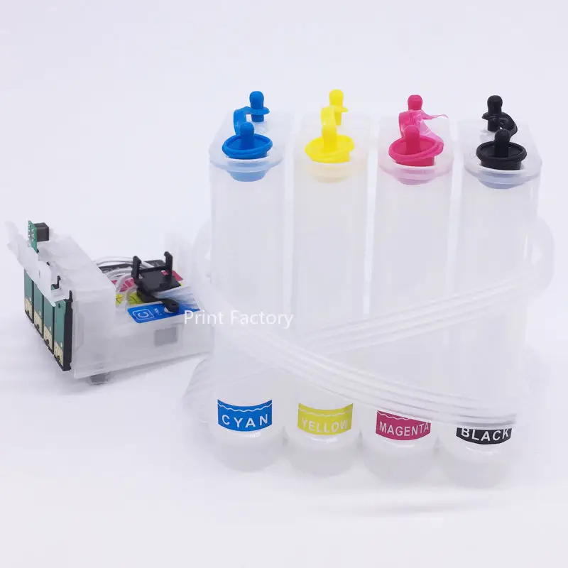 T1281-T1284 CISS Ink System With Chip For Epson S22 SX125 SX420W SX425W SX235W SX130 SX435W SX230 SX440W BX305F BX305FW