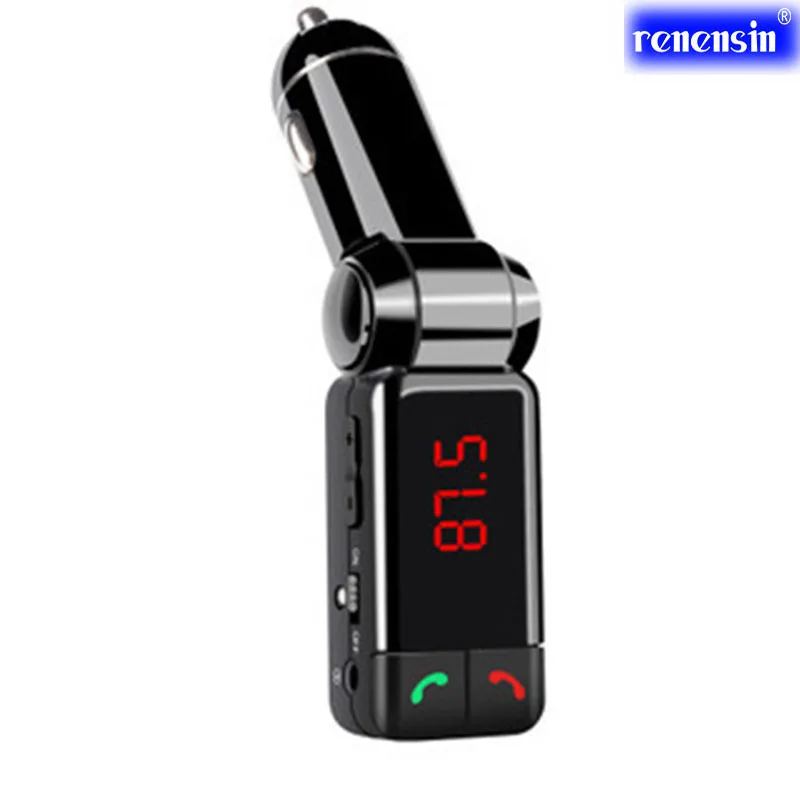 Модный портативный автомобильный mp3 плеер с двумя USB портами Bluetooth беспроводной