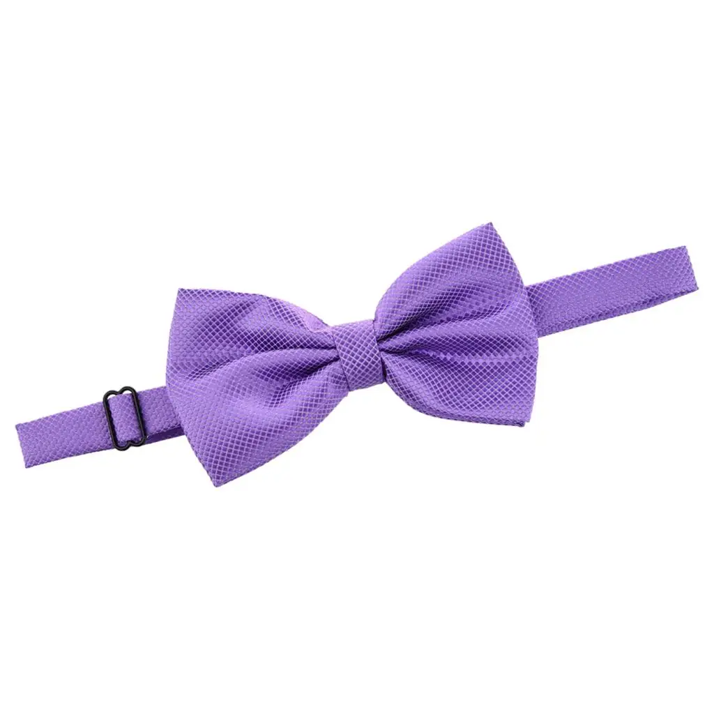 НСБ Для мужчин обычный полиэстер Предварительно Связанные Свадебный галстук-бабочка(светло-фиолетовый
