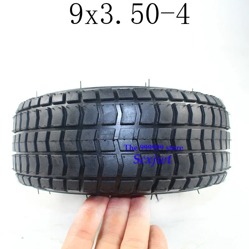 Горячая 9X3. 50-4бескамерные " x3 1/2"(9x3. 50-4) Шины скутера и 2,80/2,50-4 или 3,00-4 дюймов бескамерные для квадроциклов скутера