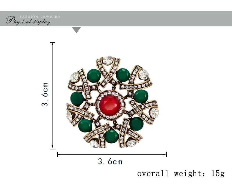 Новое поступление женские ювелирные изделия цветок установка шарф клип большой кристалл Стразы Ретро брошь булавки аксессуары ювелирные изделия