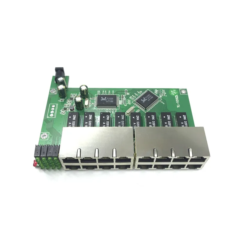 OEM 10/100 Мбит/с RJ45 16 Порты и разъёмы быстрая модуль-коммутатор сетевой концентратор US EU Plug 5 v адаптер переменного тока Питание сетевой коммутатор gigabit материнская плата