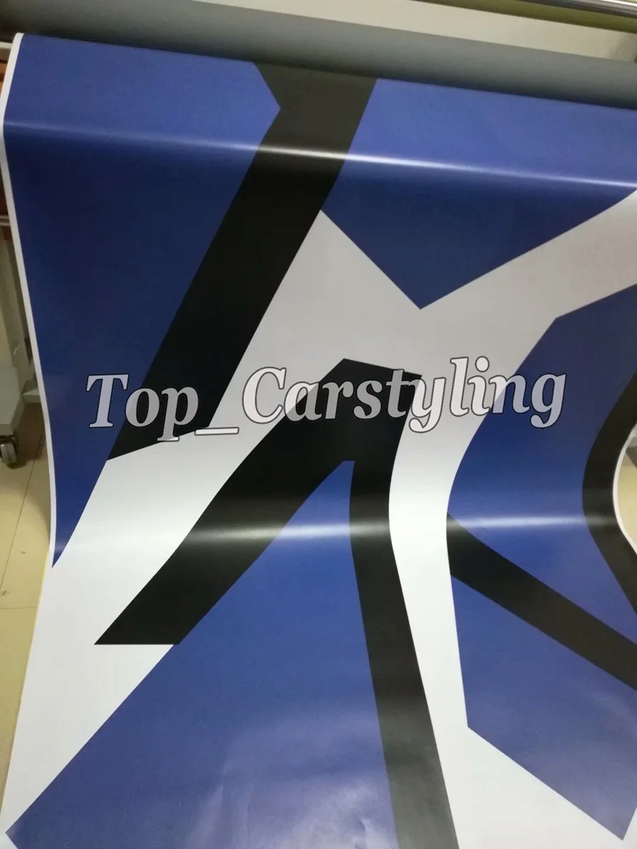 blue large pixel camo vinyl car wrapping film foil covering  (6)