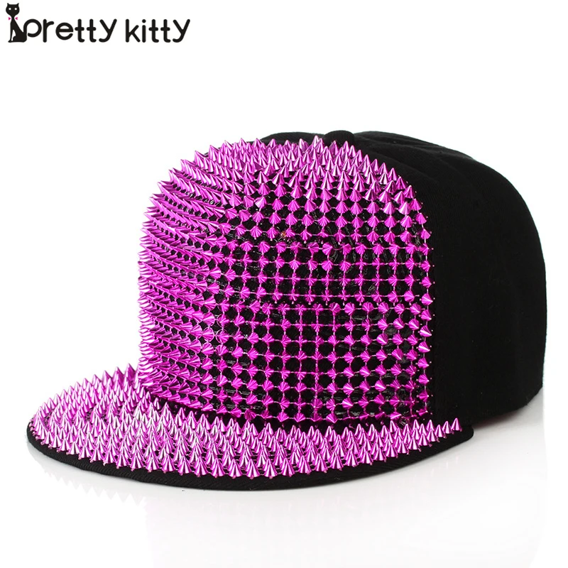 

PRETTY KITTY High quality new fashion baseball cap women men  brand women hip hop snapback cap flat bill