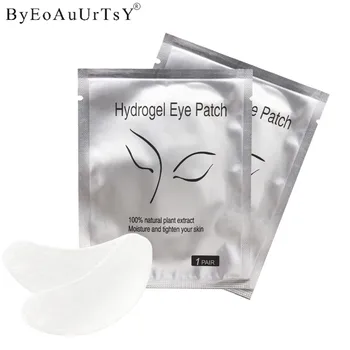 

50 pairs Individual Eyelash Extension Pads Silk Eye Patches Under Eyepatch for Eyelash Extension Remover Makeup Tools