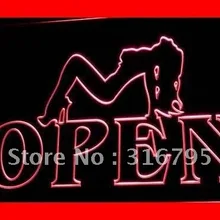 I223 Открытый Живой Обнаженная Секс Девушка экзотическая танцовщица свет знак Вкл/Выкл Переключатель 20+ цвета 5 размеров