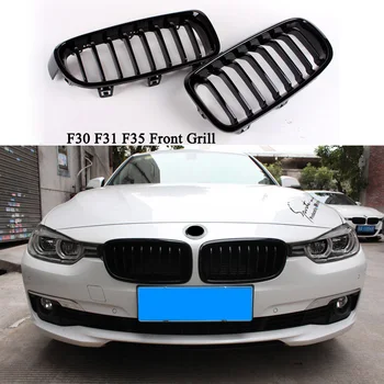 

Pair Gloss Matt Carbon Black 3 Color Front Kidney Grille For BMW 3 Series F30 F31 F35 F80 2012 2013-2017 Racing Grills