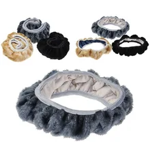 Couverture de volant de voiture en peluche courte, peluche douce de qualité supérieure, pour hiver