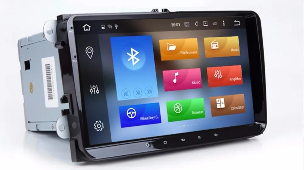 Perfect 2 din 4G RAM Android 8.0 9 Inch Car DVD Player For VW/Volkswagen/POLO/PASSAT/Golf/TOURAN/skoda yeti superb rapid fabia octavia 2