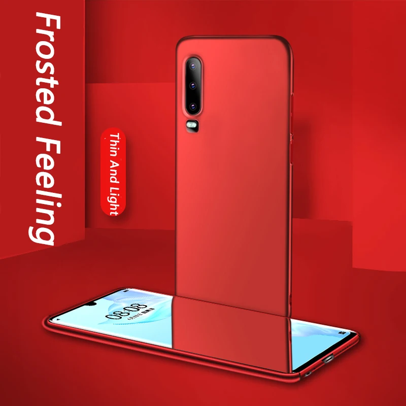 Ультратонкий матовый чехол для телефона Huawei P20lite P30 P10 Mate10 Mate20 Lite Pro Матовый