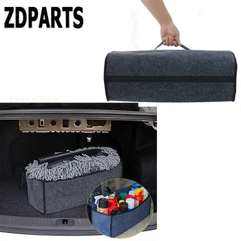 

ZDPARTS Car Luggage Trunk Storage Bag Box Organizer For Ford Focus 2 3 Fiesta Mondeo Kuga Kia Rio K2 K3 Ceed Sportage 2017 1pcs
