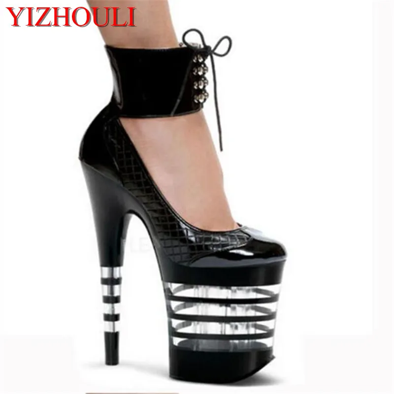 New product 20cm dancing high heels, fine with a shallow, lacquer