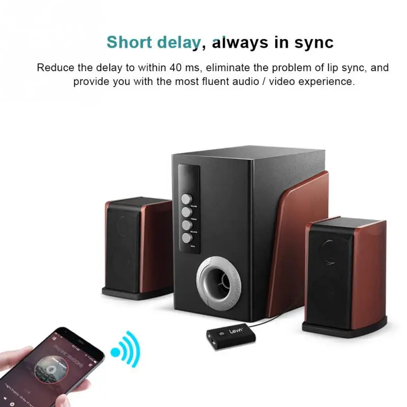 

Wireless Bluetooth Receiver Transmitter for Bluetooth Earphone Laptop Smart devices 2 in 1 Bluetooth Audio Receiver Adapter