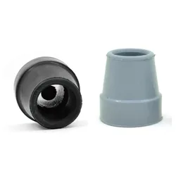 워킹 스틱용 고무 엔드 팁, 케인 페룰, 목발 하단 끝 고무 커버 보호대, 15mm 16mm 하단 팁, 1 개