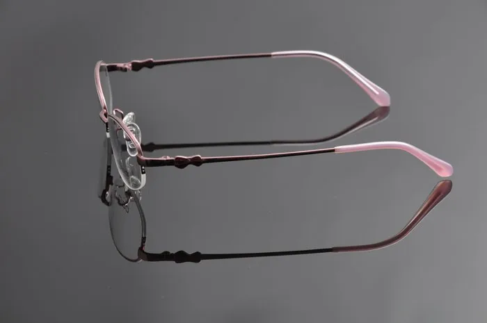 EV oculos-де-грау feminino женские Титан оптический близорукость Очки высокое качество Half-Rim Титан глаз Очки frameev0950