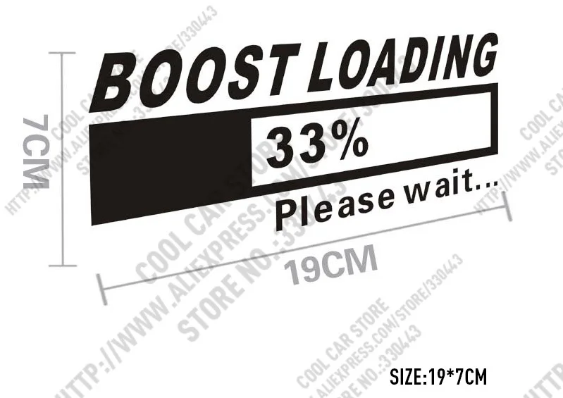 3 Pieces Turbo BOOST LOADING Car Stickers for Volkswagen Scirocco Golf 6 VW CC Tiguan POLO styling | Автомобили и мотоциклы