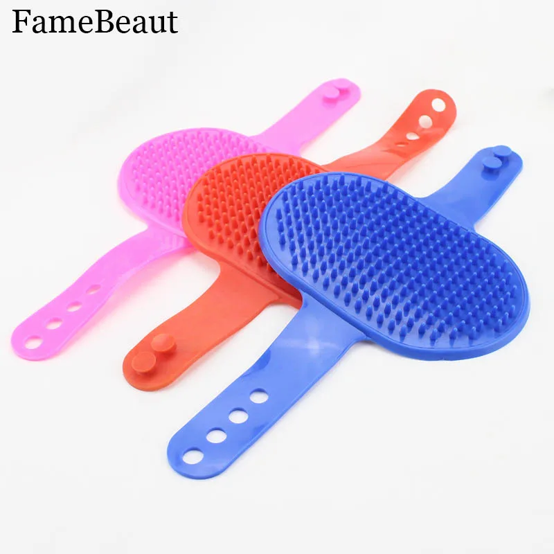 FameBeaut New Qualified Pet Rubber Grooming Massage Hair Removal Bath