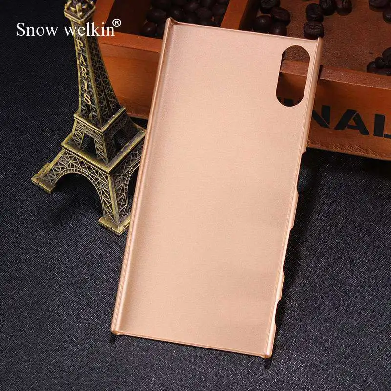 Новинка роскошный прорезиненный матовый пластиковый жесткий чехол Snow Welkin для Sony