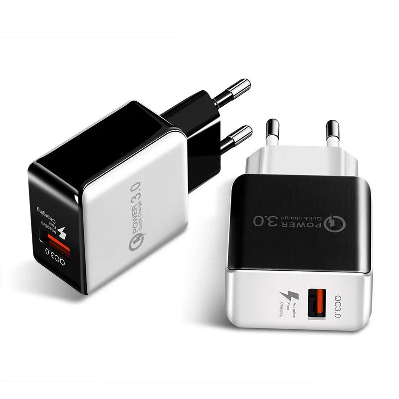

Car prise usb charger Qc fast was 3.0 electrical stand up USB multifunctional mobile charger 5V 3A travel charger
