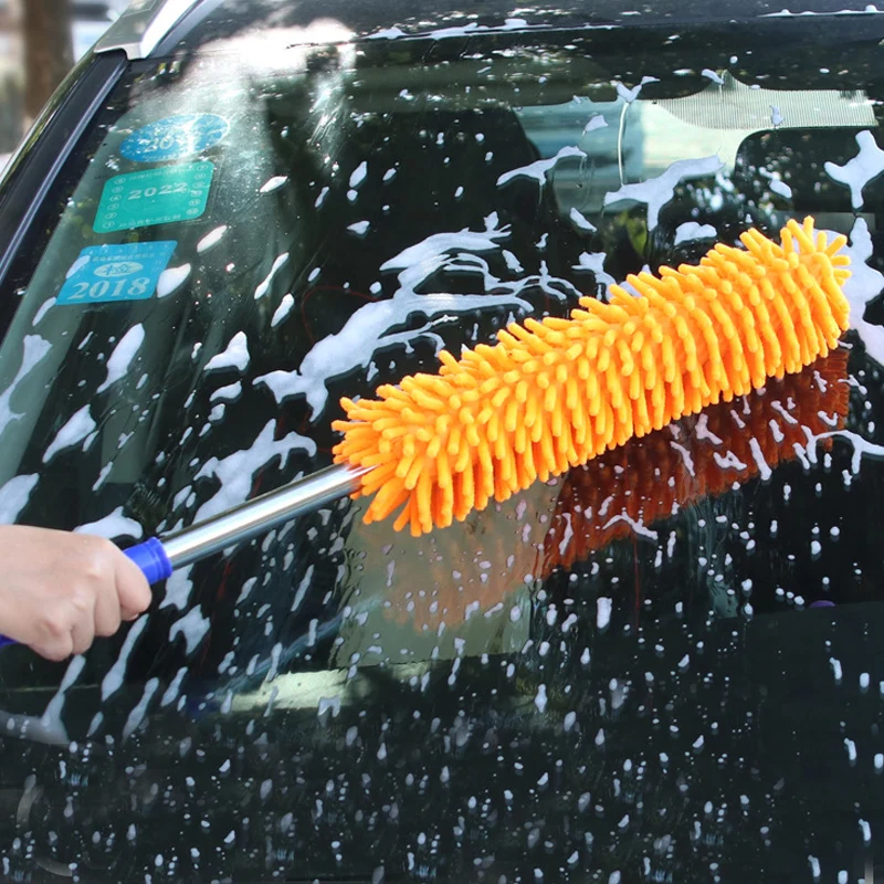 Car Wash Brushes With Long Handle Car Cleaning Brush Dust Window