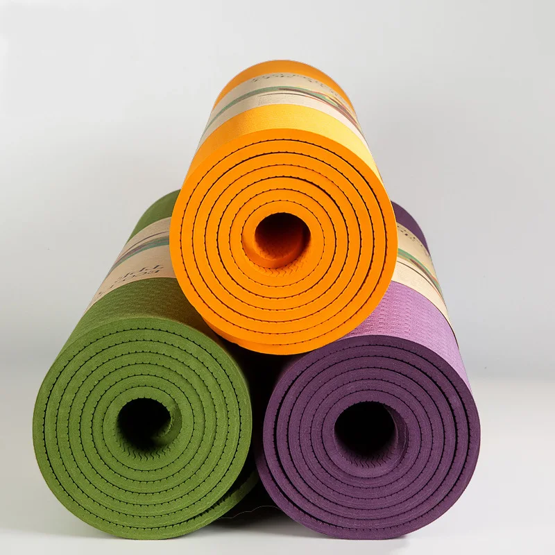 JUFIT 1830*610*6 мм TPE коврик для йоги, спортивные коврики для фитнеса, тренажерного зала, Экологический Безвкусный коврик для начинающих