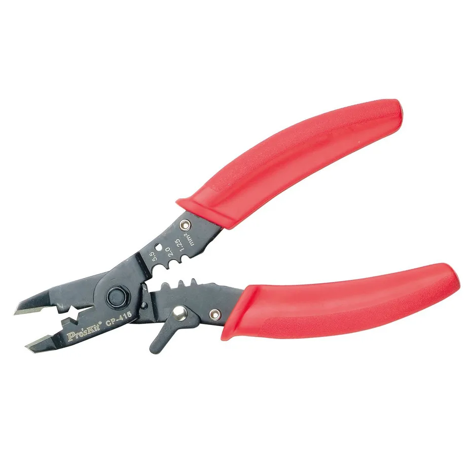 

Hot ProsKit cp-415 Multifunctional Automatic Stripping Pliers Wire Stripping Cable Crimping Tools Tools Cutting Tools