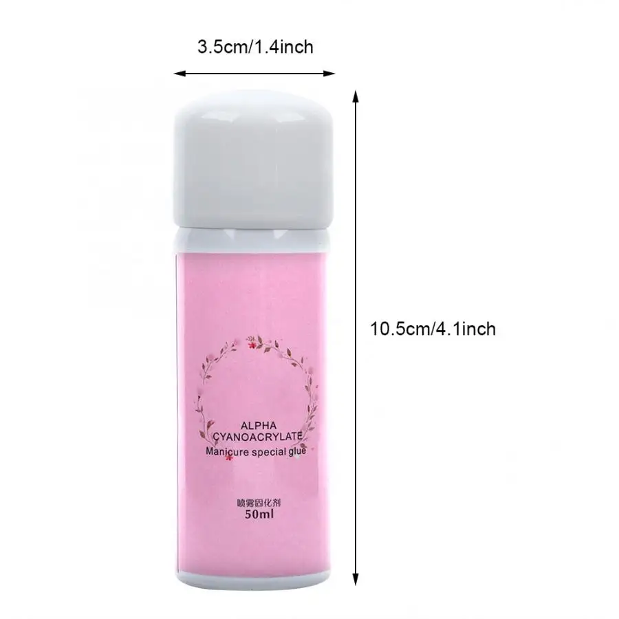 50ml Nail Art Glue Spray Curing Agent For Jewelry Rhinestone Faux Pearl 超歓迎