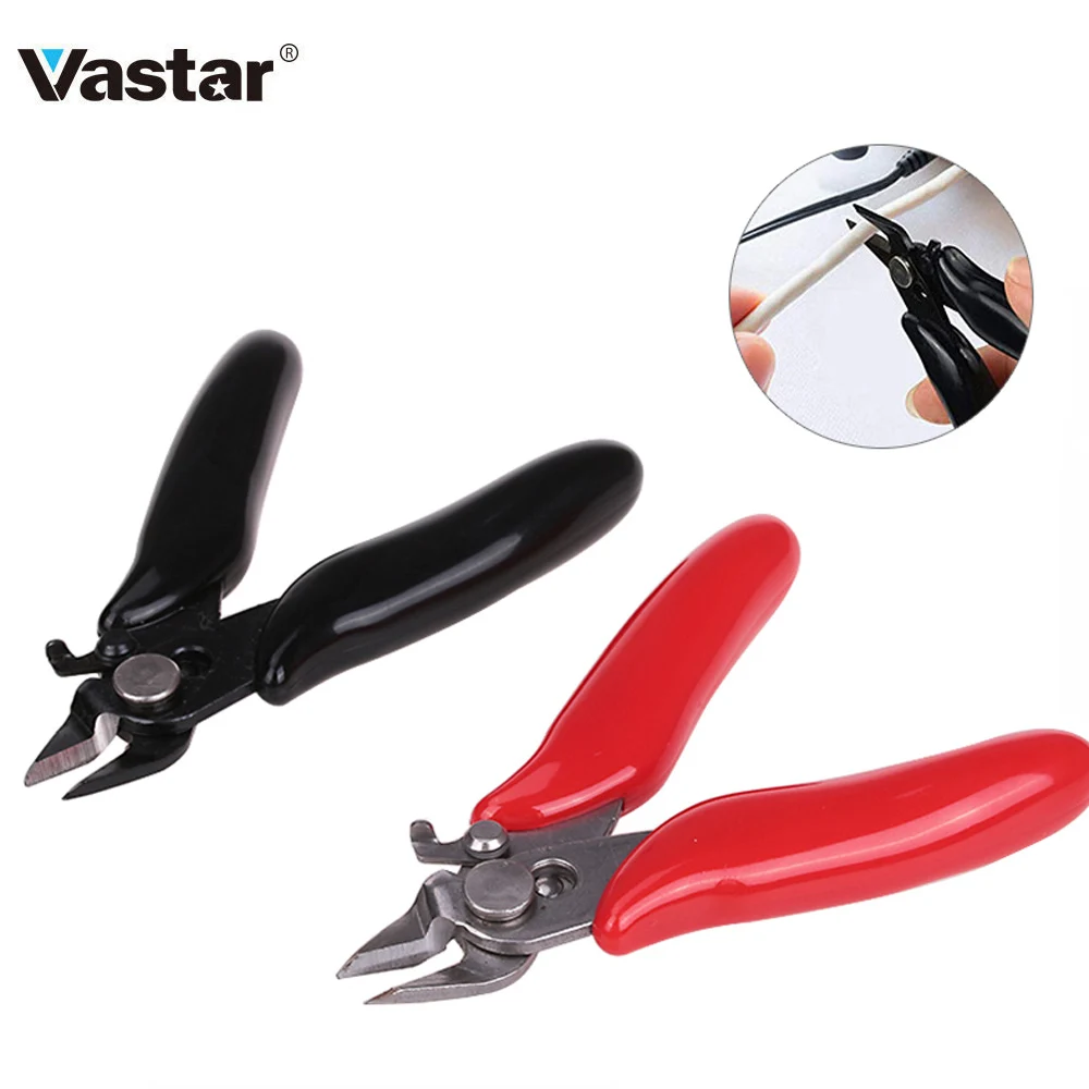 3.5 Inch Diagonal Pliers Mini Cable Wire Cutters Small Soft Cutting Crimper Pliers Wires
