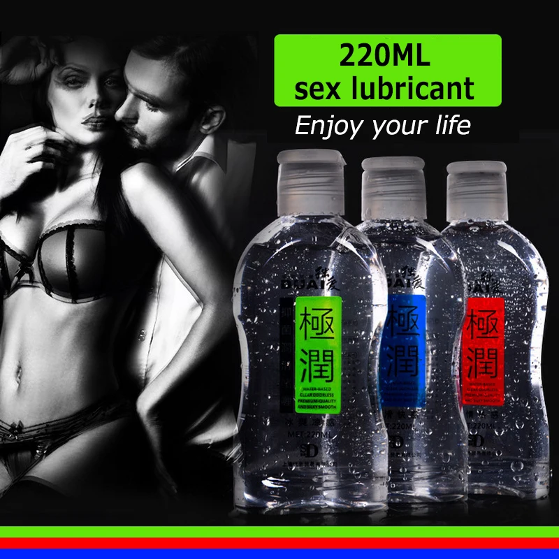 6 220ML Anal Lubricant for sex water based lubricant Personal lubricant sexual massage oil sex lube Adult Sex products
