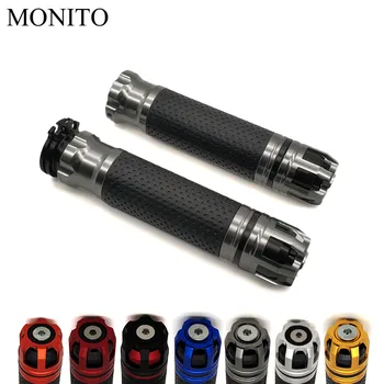 

Universal CNC Motorcycle Handle Handlebar enduro moto hand bar grip For MV Agusta Brutale 675 800 900 910 Suzuki Burgman 400