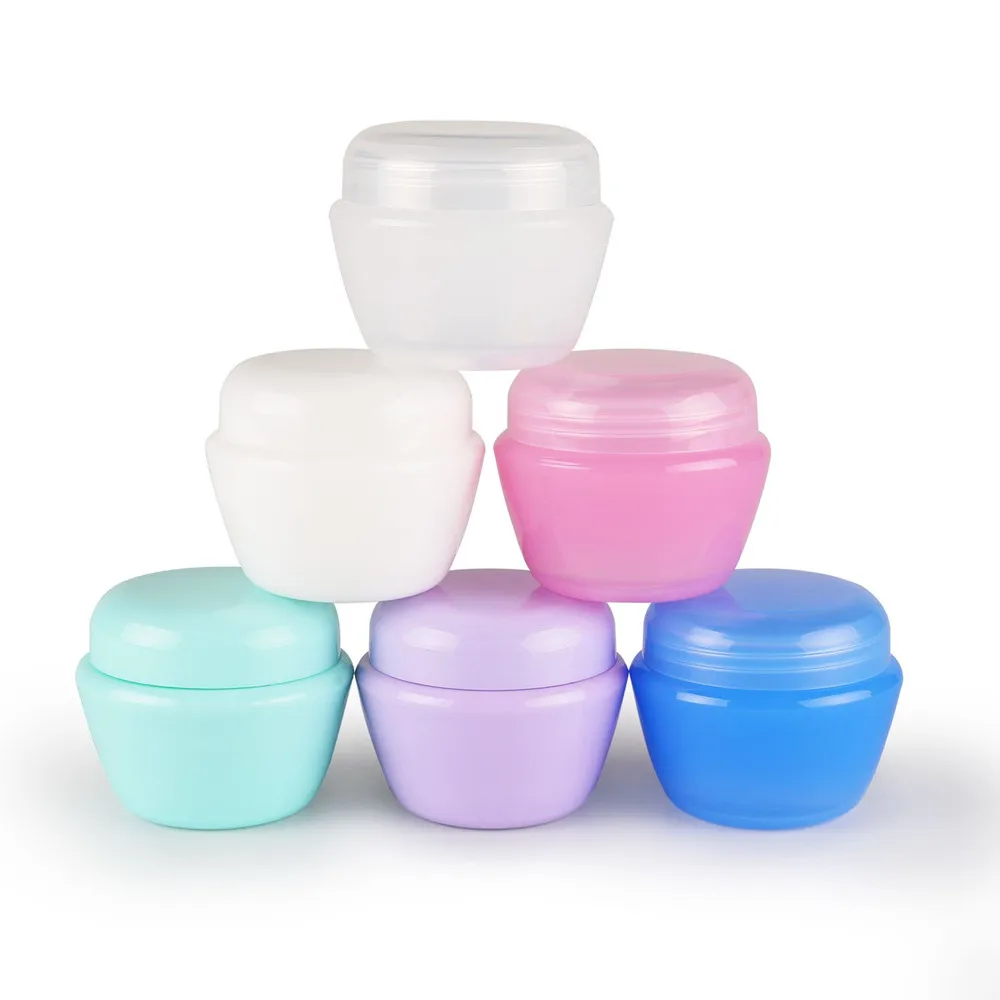 

12pcs/lot Colored Cosmetic Container Jars with Inner Liner for Face Cream,Scrubs, Oils, Salves, Creams, Lotions, Makeup Cosmetic