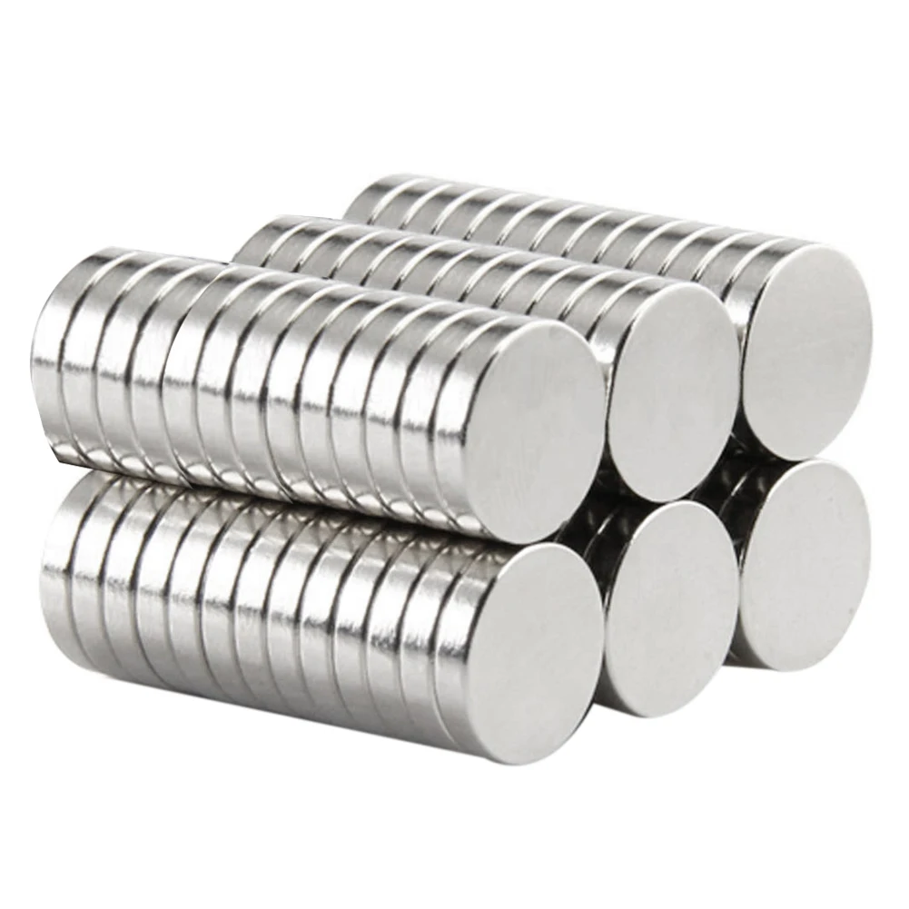 

Hot 100 Piece Silver Fridge Magnets Refrigerator Magnets, 10 X 2 mm,