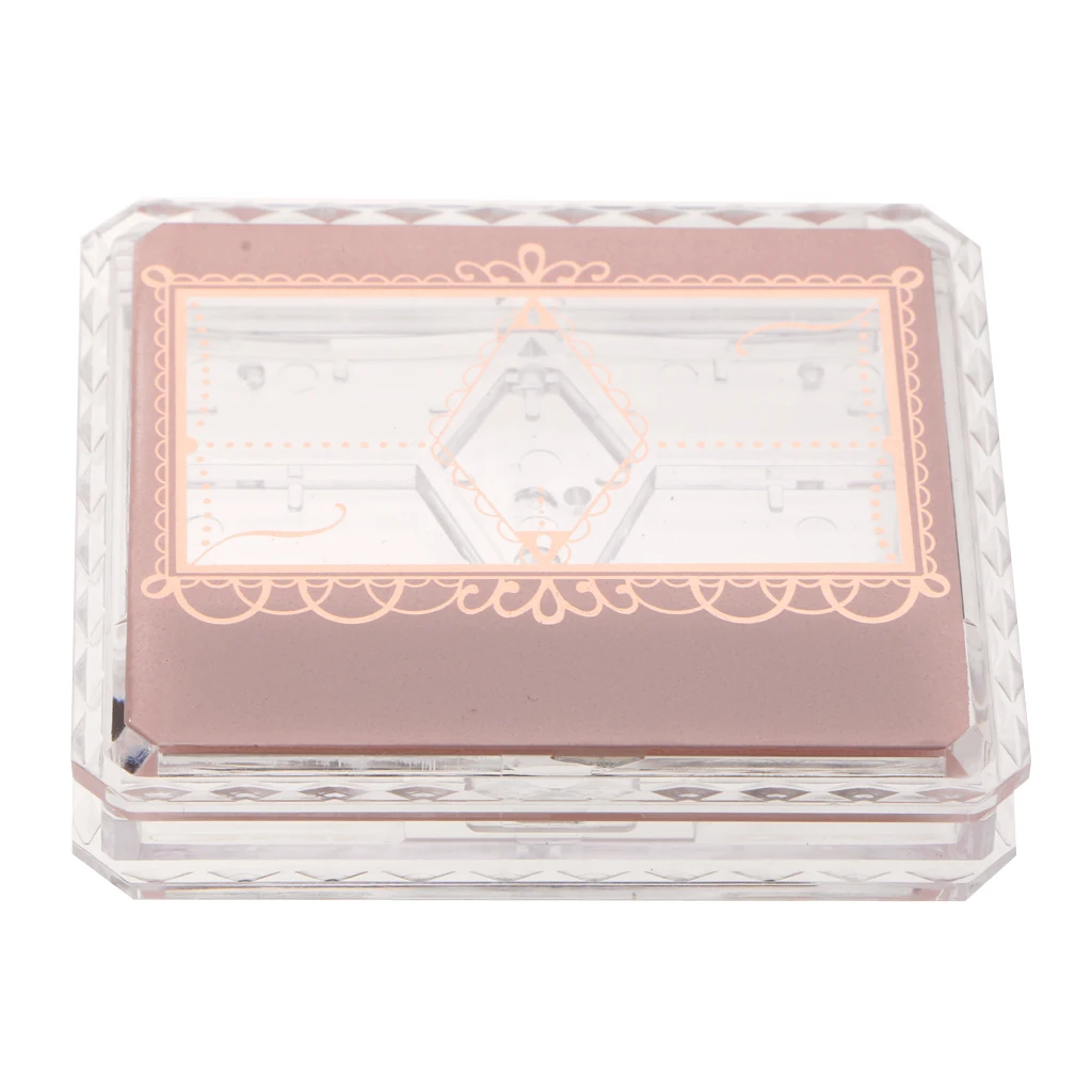 5 Grids Empty Makeup Palette Pressed Powder Eyeshadow Blush Lip Gloss Lipstick DIY Case