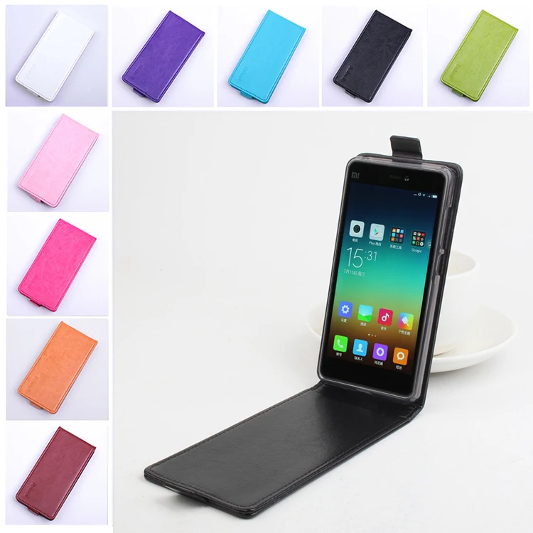 

Baiwei Brand Leather Case for Xiaomi Mi4C Mi4i Flip Case Cover for Xiaomi Mi 4i Mi 4C Magnetic Protective Shell Back Cover Skin