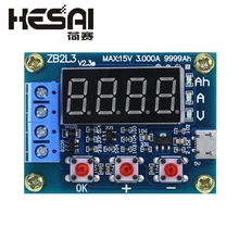 ZB2L3 литий-ионная батарея тестер емкости сопротивления свинцово-кислотный измеритель емкости аккумулятора тестер разряда анализатор
