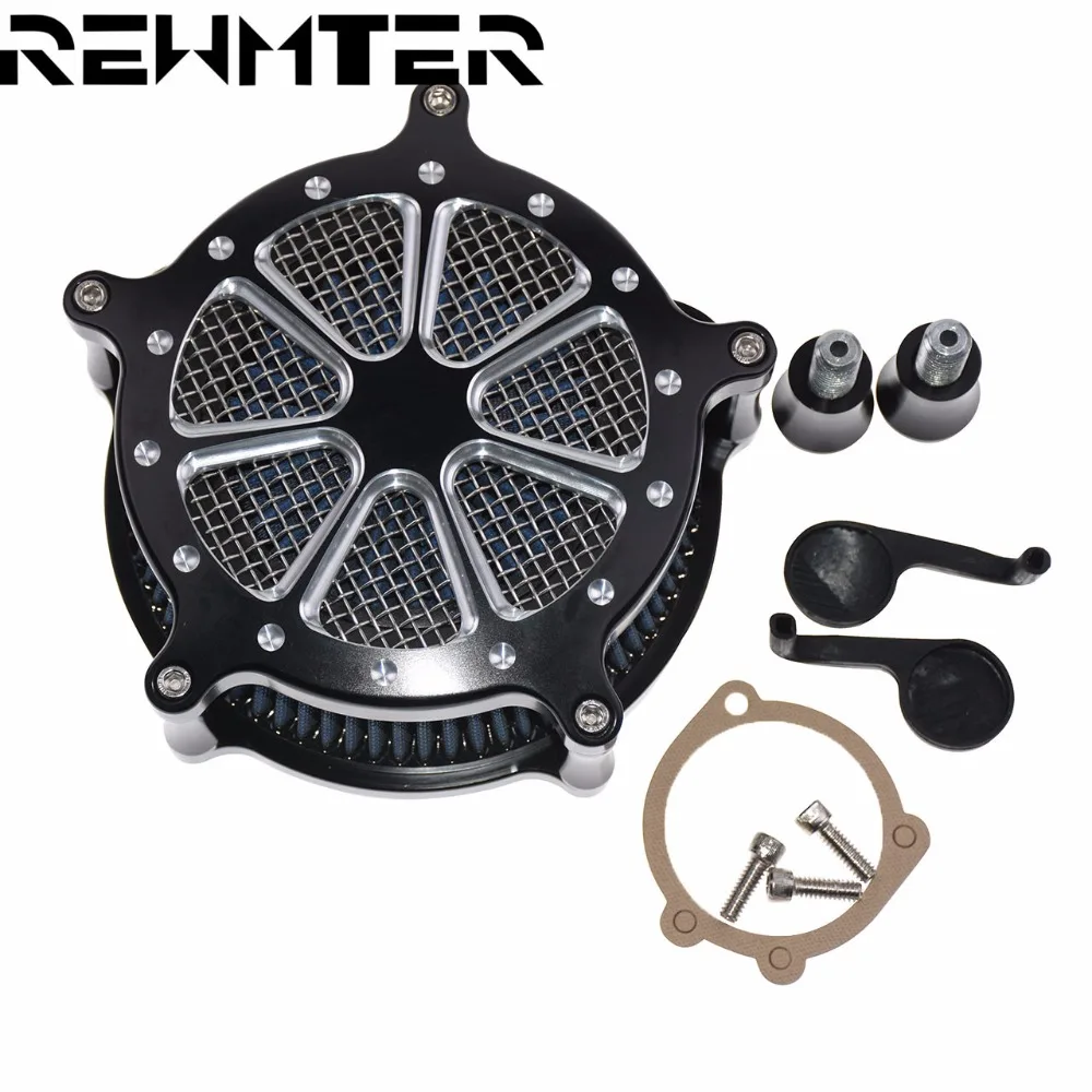 Aluminum Motorcycle Air Cleaner Intake Filter System air Filter For