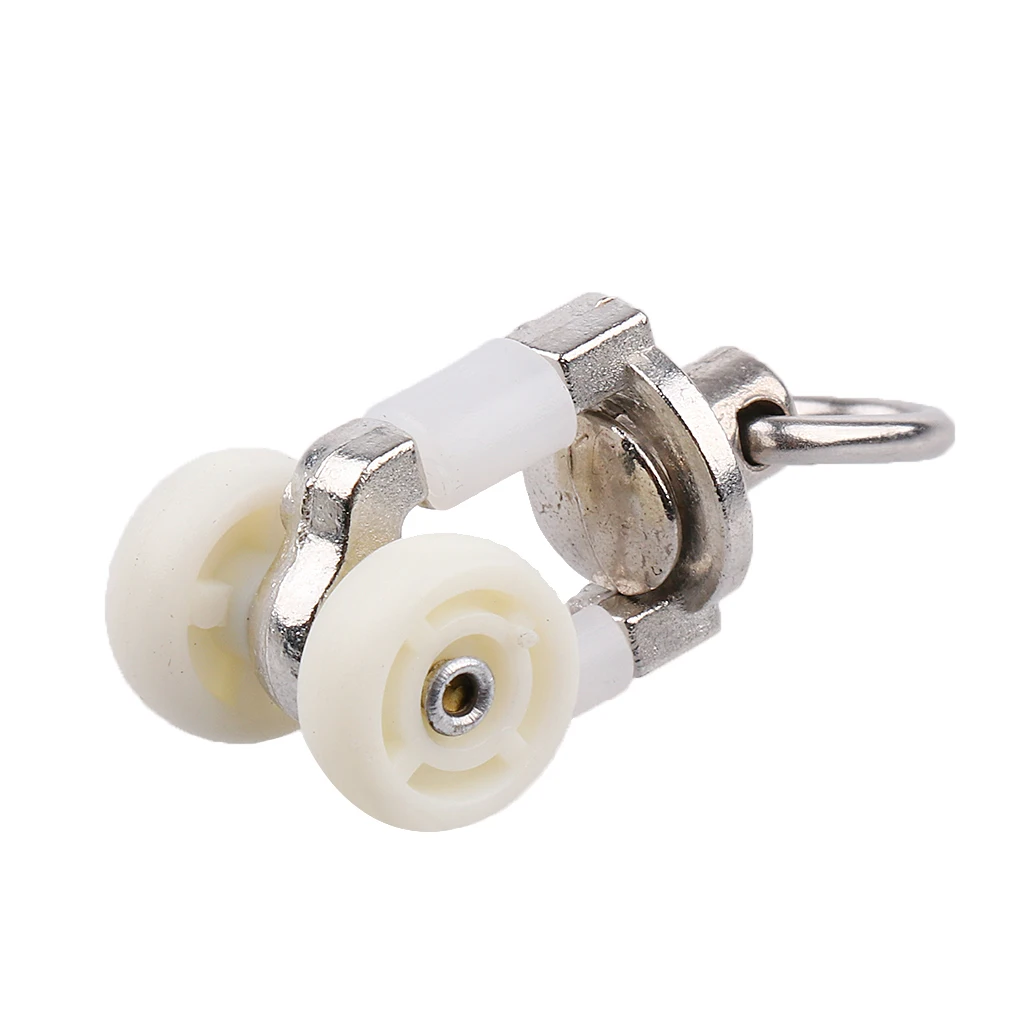 10 Piece Alloy Curtain Track Glider Rail Slide Wheels Roller Curtain Bracket Clips Hanger Holder Accessories Set