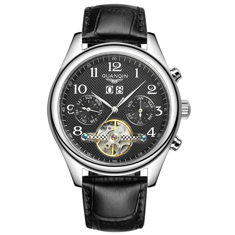 

GUANQIN GQ10029 Watches Men Original Tourbillon Watches Relogio Masculino Luxury Brand Waterproof Mechanical Watches