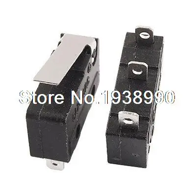 

AC 250V 5A 3 Terminal NO NC Momentary SPDT Lever Arm Micro Switches 12 Pcs