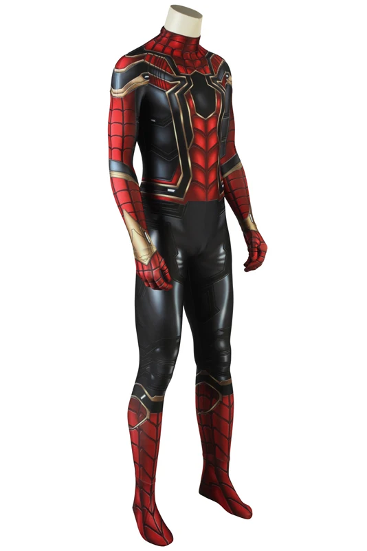 New Spider-Man homecoming Avengers Infinity War Cosplay Peter Parker Costume Hallowmas Jumpsuits Mask Accessories