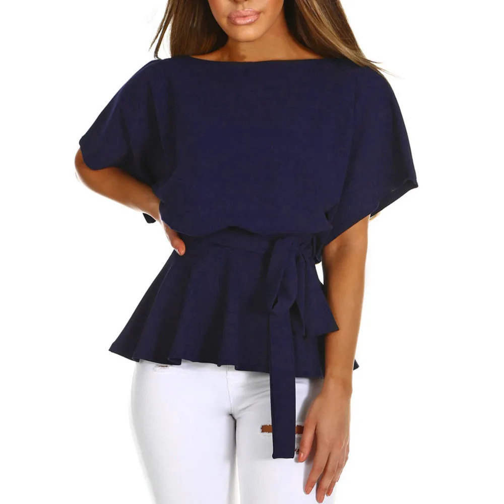 Tankaneo Woens Puff Long Sleeve Tops Oversized V Neck Shirts Dressy