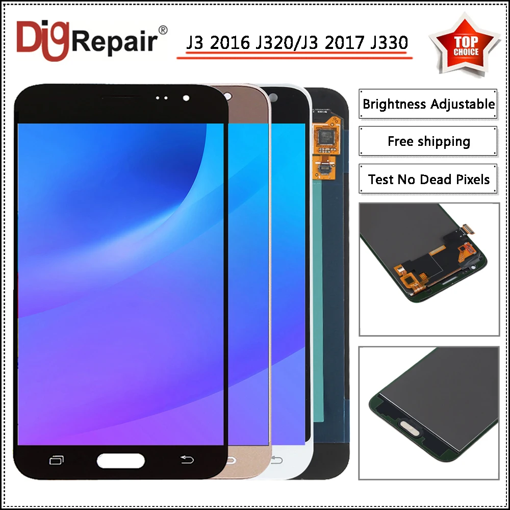 

J3 2016 LCD For Samsung Galaxy J3 2016 J320/J3 2017 J330 LCD Display Touch Screen Digitizer Assembly Replacement J3 2017 Display