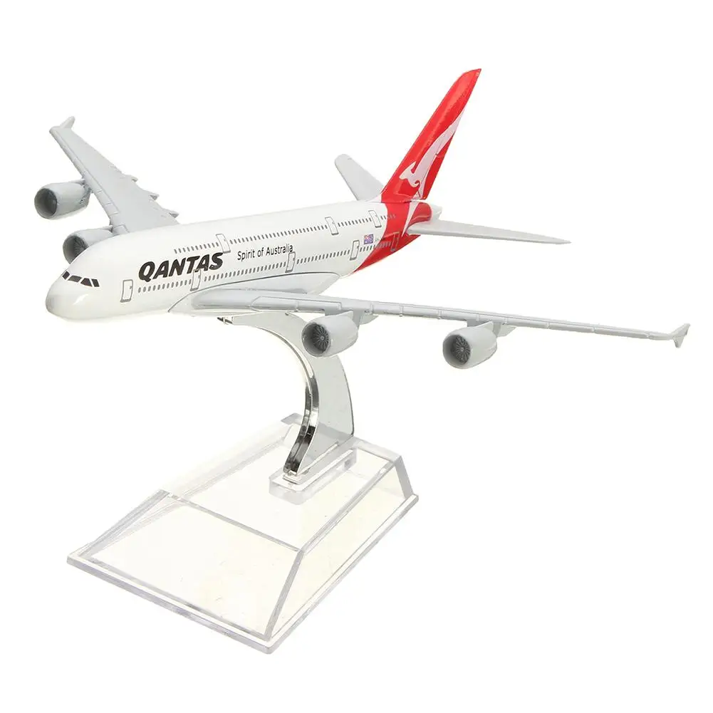 A380 австралийская коллекция QANTAS модель 16 см самолет металлический самолет модель самолета строительные наборы игрушка для детей - Цвет: A