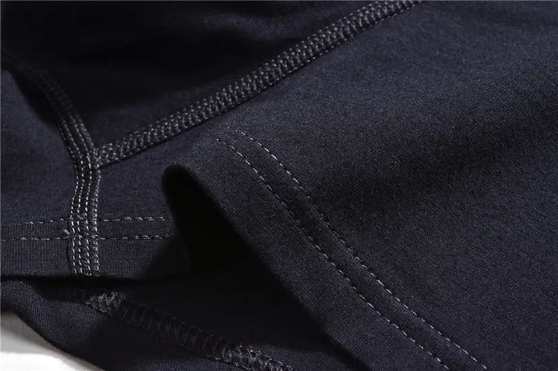 Brand MuLS 3Pcs Lot 6Color Combed Cotton Men Boxers Shorts Breathable Male Underwear Boy Bodysuit Men Under Pant Puls Size S-3XL06
